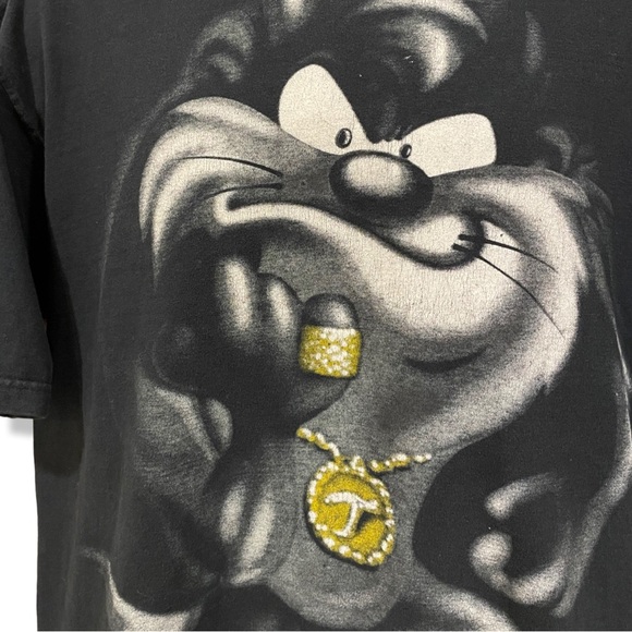 Vintage Y2K TAZ Gangsta T-Shirt - Picture 2 of 3